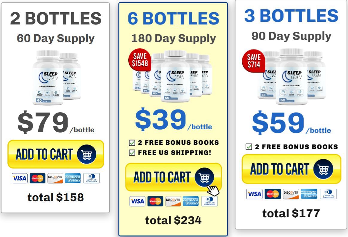 Sleep Lean buy now page